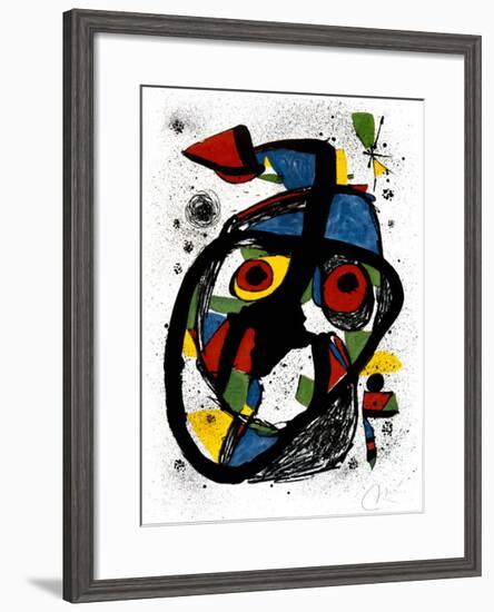 Carota, c.1978-Joan Miro-Framed Art Print