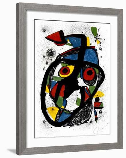 Carota, c.1978-Joan Miro-Framed Art Print