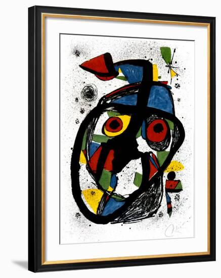 Carota, c.1978-Joan Miro-Framed Art Print