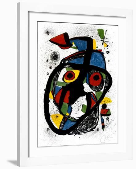 Carota, c.1978-Joan Miro-Framed Art Print