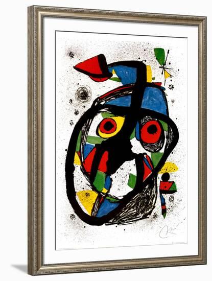 Carota, c.1978-Joan Miro-Framed Art Print