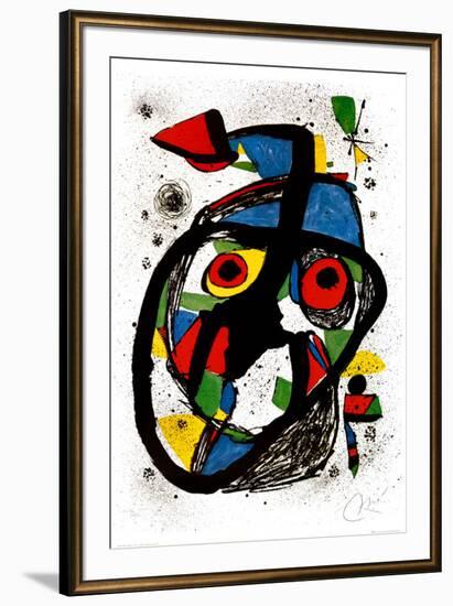 Carota, c.1978-Joan Miro-Framed Art Print