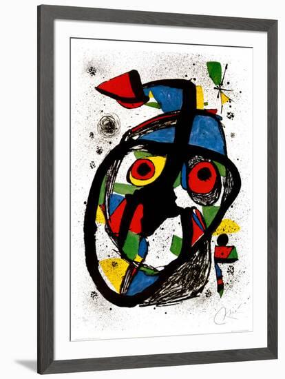 Carota, c.1978-Joan Miro-Framed Art Print