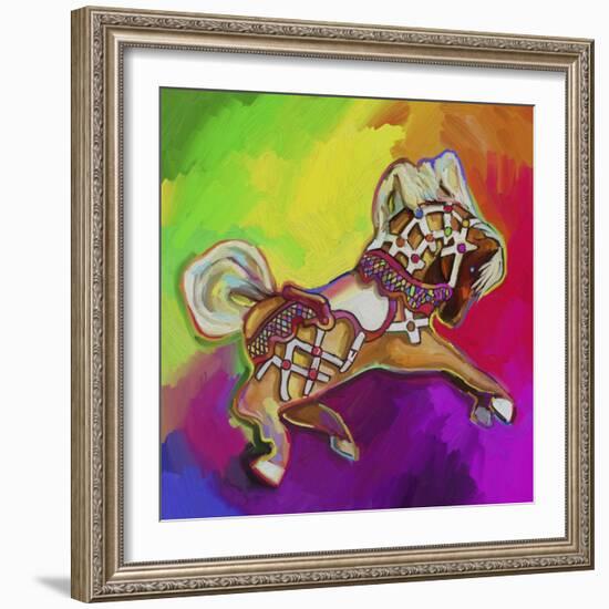 Carousal Pony-Howie Green-Framed Giclee Print