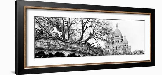 Carousel 18th century - Sacré-Cœur Basilica - Montmartre - Paris - France-Philippe Hugonnard-Framed Photographic Print