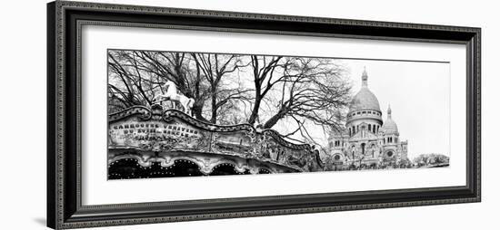 Carousel 18th century - Sacré-Cœur Basilica - Montmartre - Paris - France-Philippe Hugonnard-Framed Photographic Print