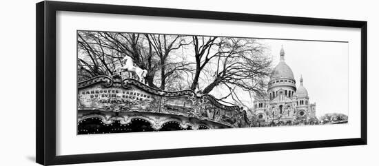 Carousel 18th century - Sacré-Cœur Basilica - Montmartre - Paris - France-Philippe Hugonnard-Framed Premium Photographic Print