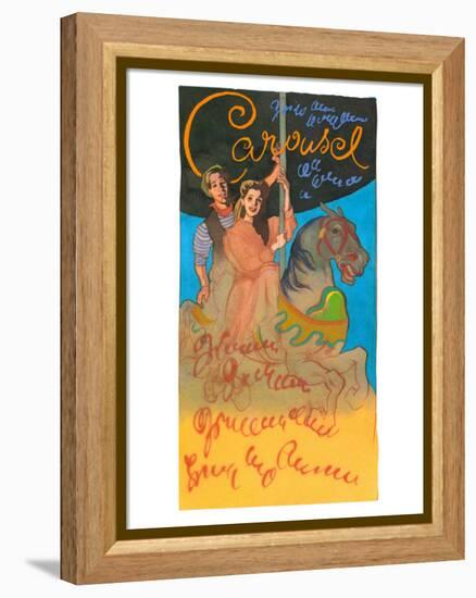 Carousel, 1956-null-Framed Stretched Canvas