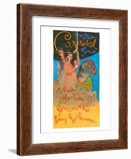 Carousel, 1956-null-Framed Premium Giclee Print