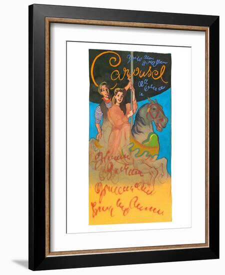 Carousel, 1956-null-Framed Premium Giclee Print