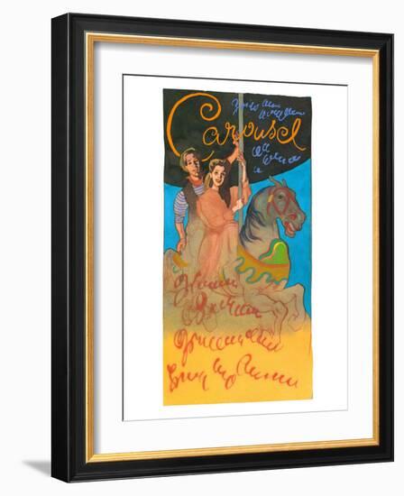 Carousel, 1956-null-Framed Premium Giclee Print