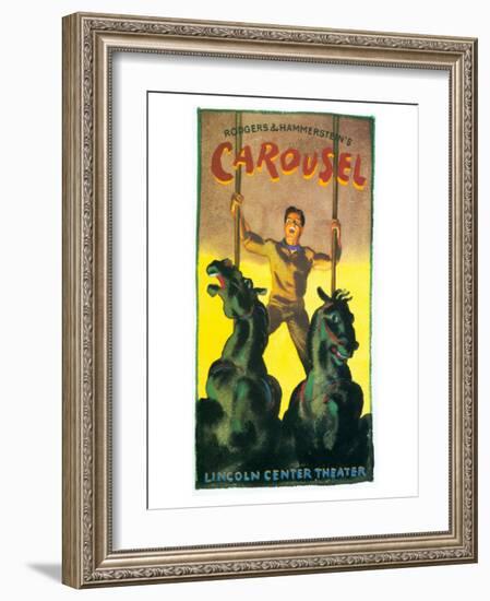 Carousel, 1956-null-Framed Art Print