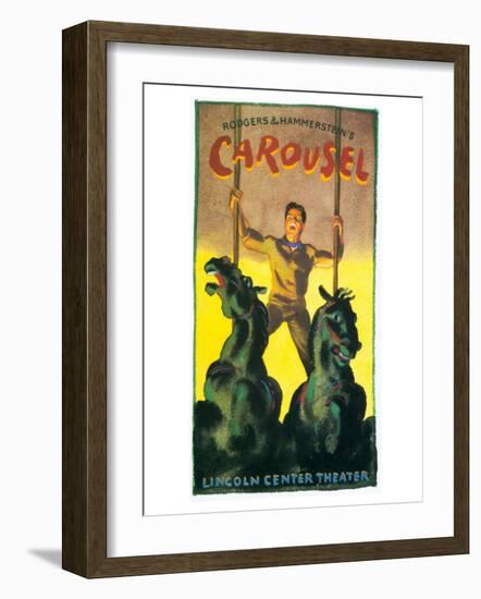 Carousel, 1956-null-Framed Art Print