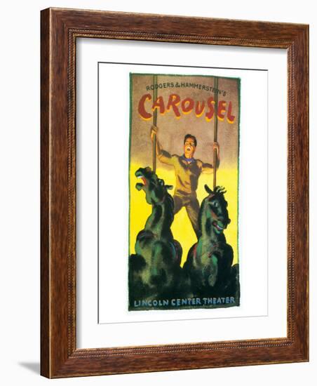 Carousel, 1956-null-Framed Art Print