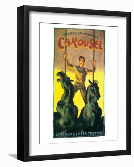 Carousel, 1956-null-Framed Art Print