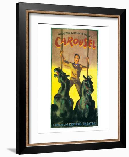 Carousel, 1956-null-Framed Art Print