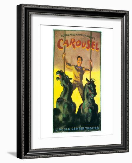 Carousel, 1956-null-Framed Art Print