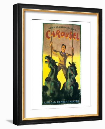 Carousel, 1956-null-Framed Art Print