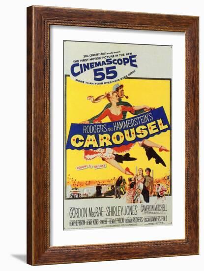 Carousel, 1956-null-Framed Art Print