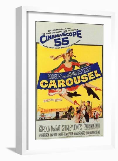 Carousel, 1956-null-Framed Art Print