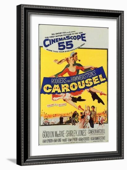 Carousel, 1956-null-Framed Art Print