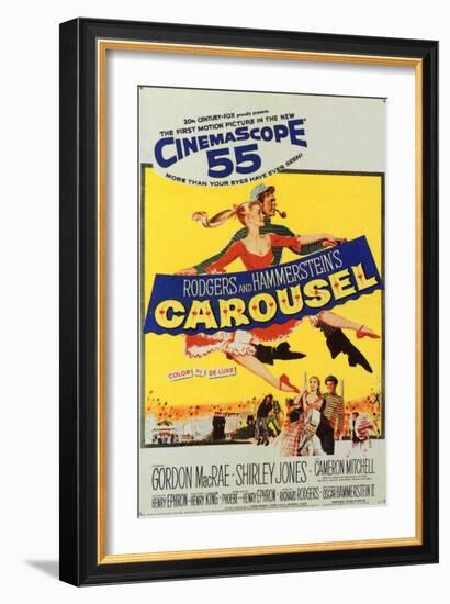 Carousel, 1956-null-Framed Art Print