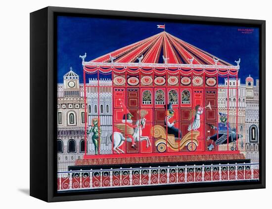 Carousel, 1972-Tamas Galambos-Framed Premier Image Canvas