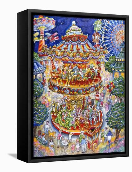 Carousel Dreams-Bill Bell-Framed Premier Image Canvas