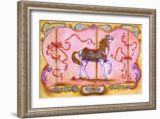 Carousel Horse-Judy Mastrangelo-Framed Giclee Print