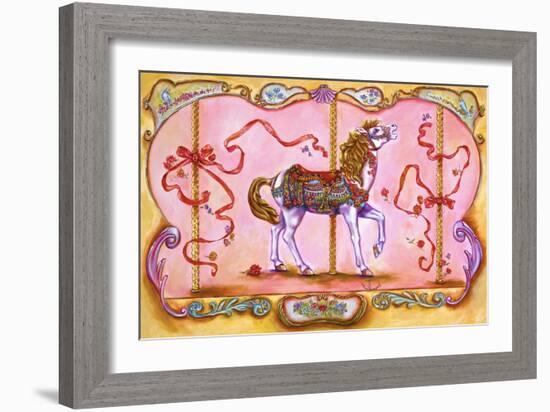 Carousel Horse-Judy Mastrangelo-Framed Giclee Print