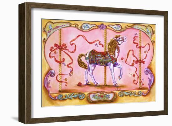 Carousel Horse-Judy Mastrangelo-Framed Giclee Print