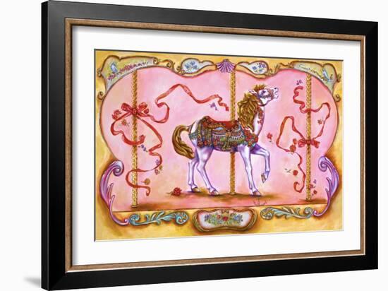 Carousel Horse-Judy Mastrangelo-Framed Giclee Print