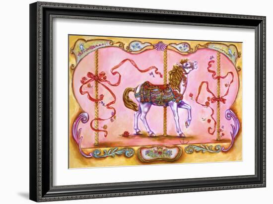 Carousel Horse-Judy Mastrangelo-Framed Giclee Print