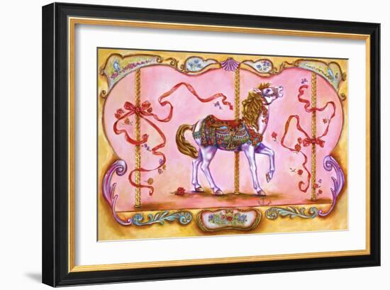 Carousel Horse-Judy Mastrangelo-Framed Giclee Print