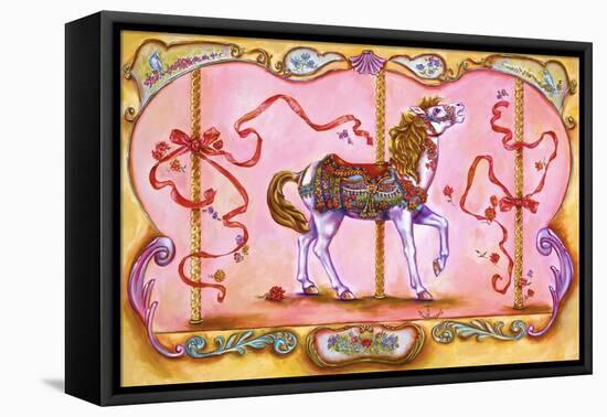 Carousel Horse-Judy Mastrangelo-Framed Premier Image Canvas