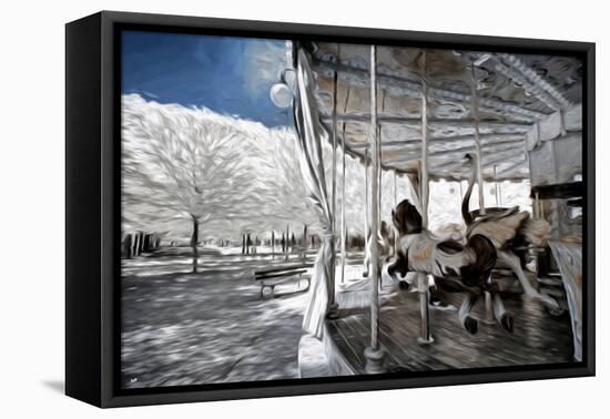 Carousel in Paris I - In the Style of Oil Painting-Philippe Hugonnard-Framed Premier Image Canvas