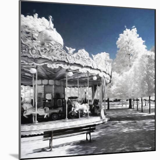 Carousel in Paris II - In the Style of Oil Painting-Philippe Hugonnard-Mounted Giclee Print