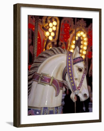 Carousel, Seattle, Washington, USA-Merrill Images-Framed Photographic Print