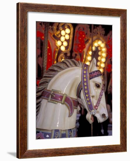 Carousel, Seattle, Washington, USA-Merrill Images-Framed Photographic Print