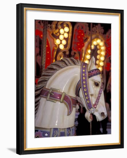 Carousel, Seattle, Washington, USA-Merrill Images-Framed Photographic Print