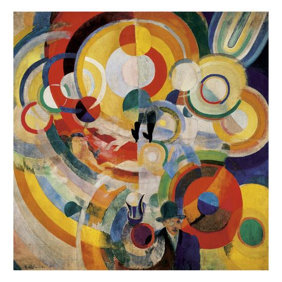 Carousel With Pigs Art Print Robert Delaunay Art Com