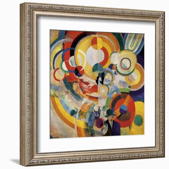 Carousel with Pigs-Robert Delaunay-Framed Art Print