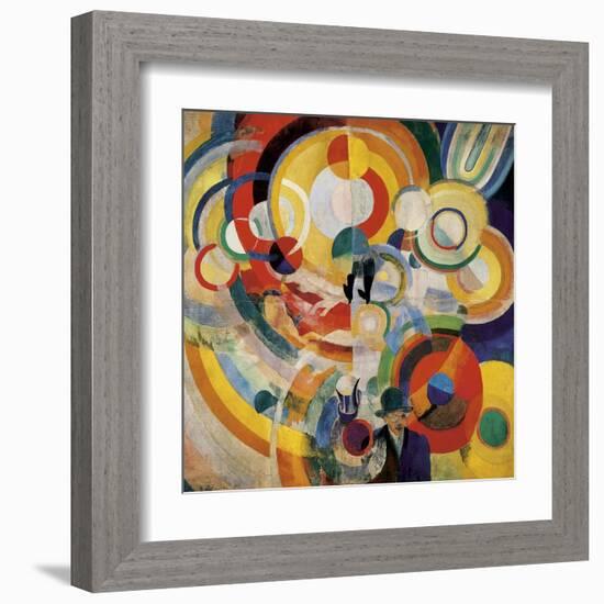 Carousel with Pigs-Robert Delaunay-Framed Art Print