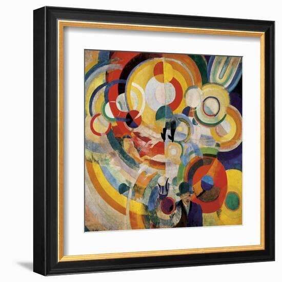 Carousel with Pigs-Robert Delaunay-Framed Art Print