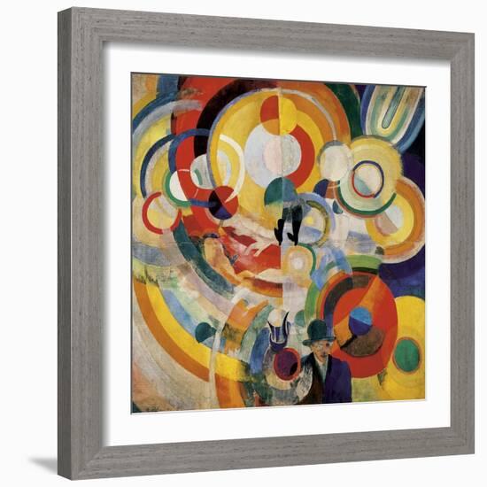 Carousel with Pigs-Robert Delaunay-Framed Art Print