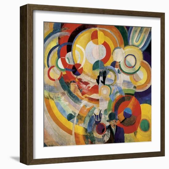 Carousel with Pigs-Robert Delaunay-Framed Art Print