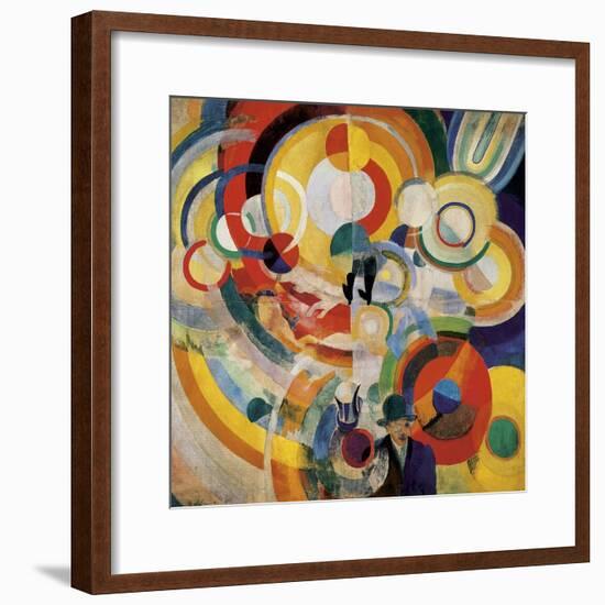 Carousel with Pigs-Robert Delaunay-Framed Art Print