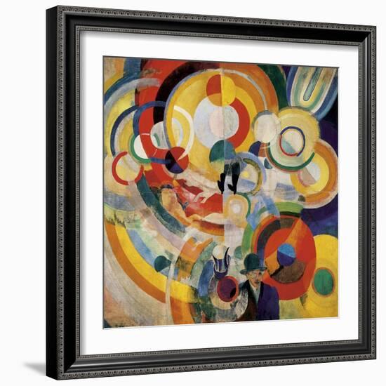 Carousel with Pigs-Robert Delaunay-Framed Art Print