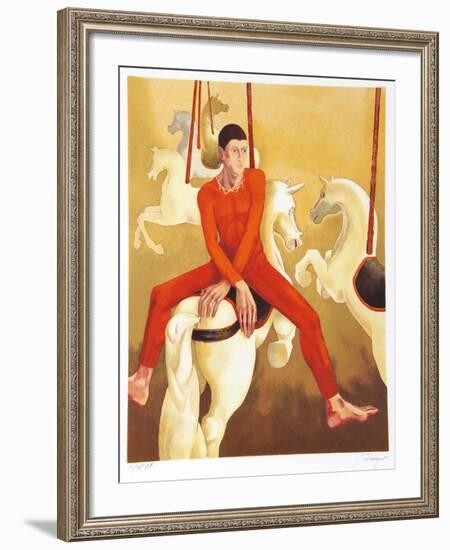 Carousel-Daniel Riberzani-Framed Collectable Print