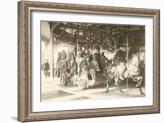 Carousel-null-Framed Art Print